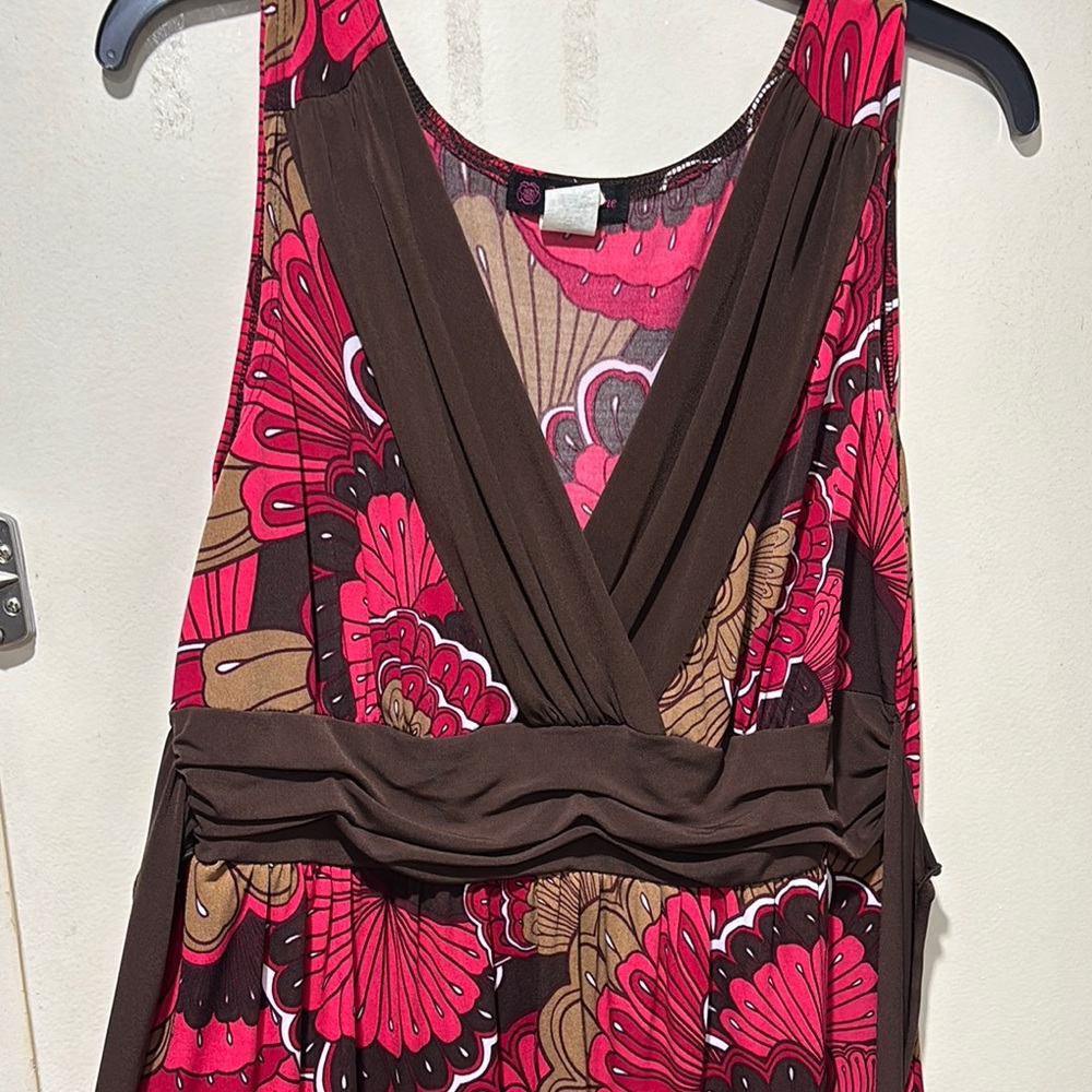 Elegant Multicolor Sleeveless Dress